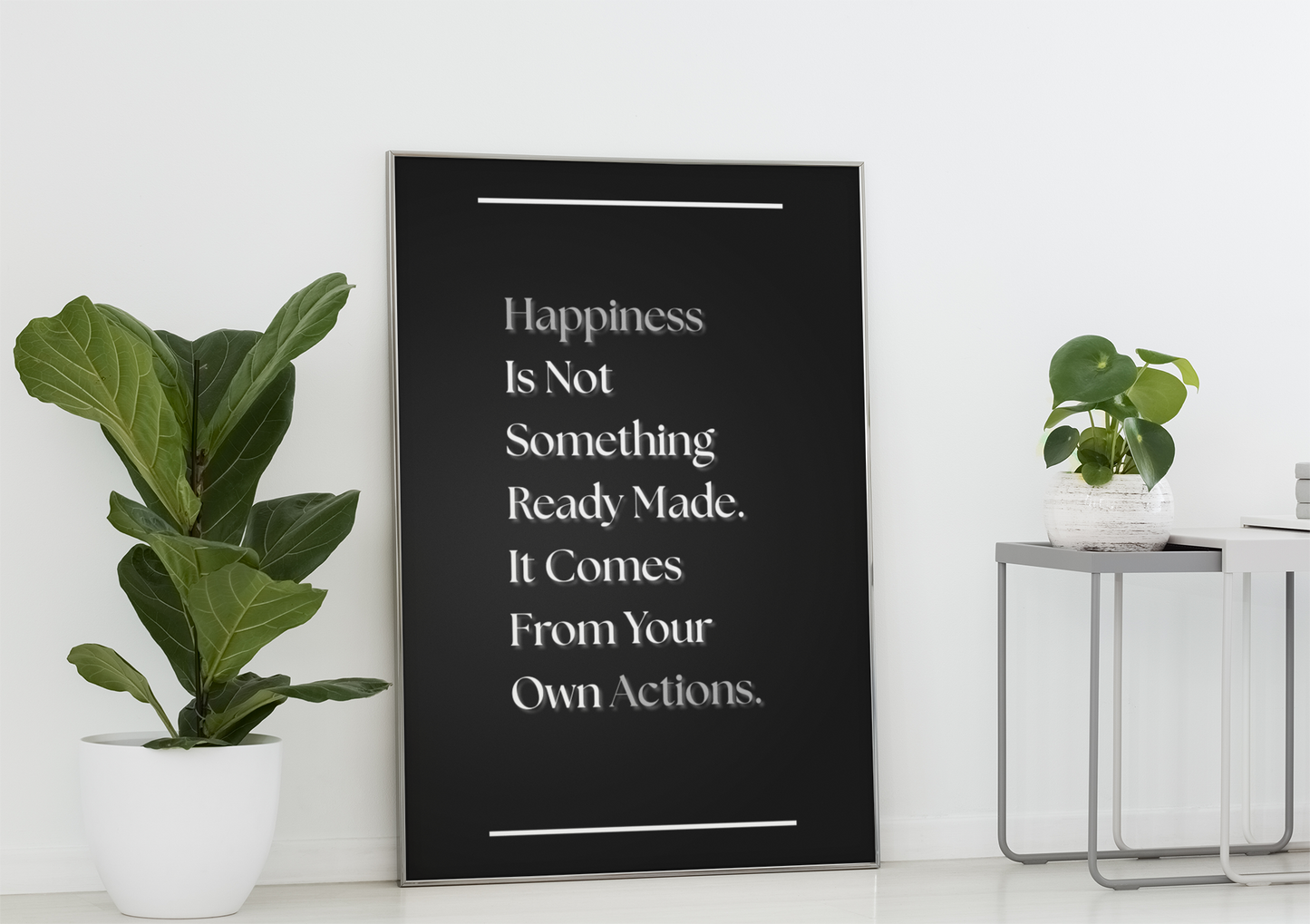 The Future Depends On What You Do Today | Motivational Quote Print | Progress Wall Decor
