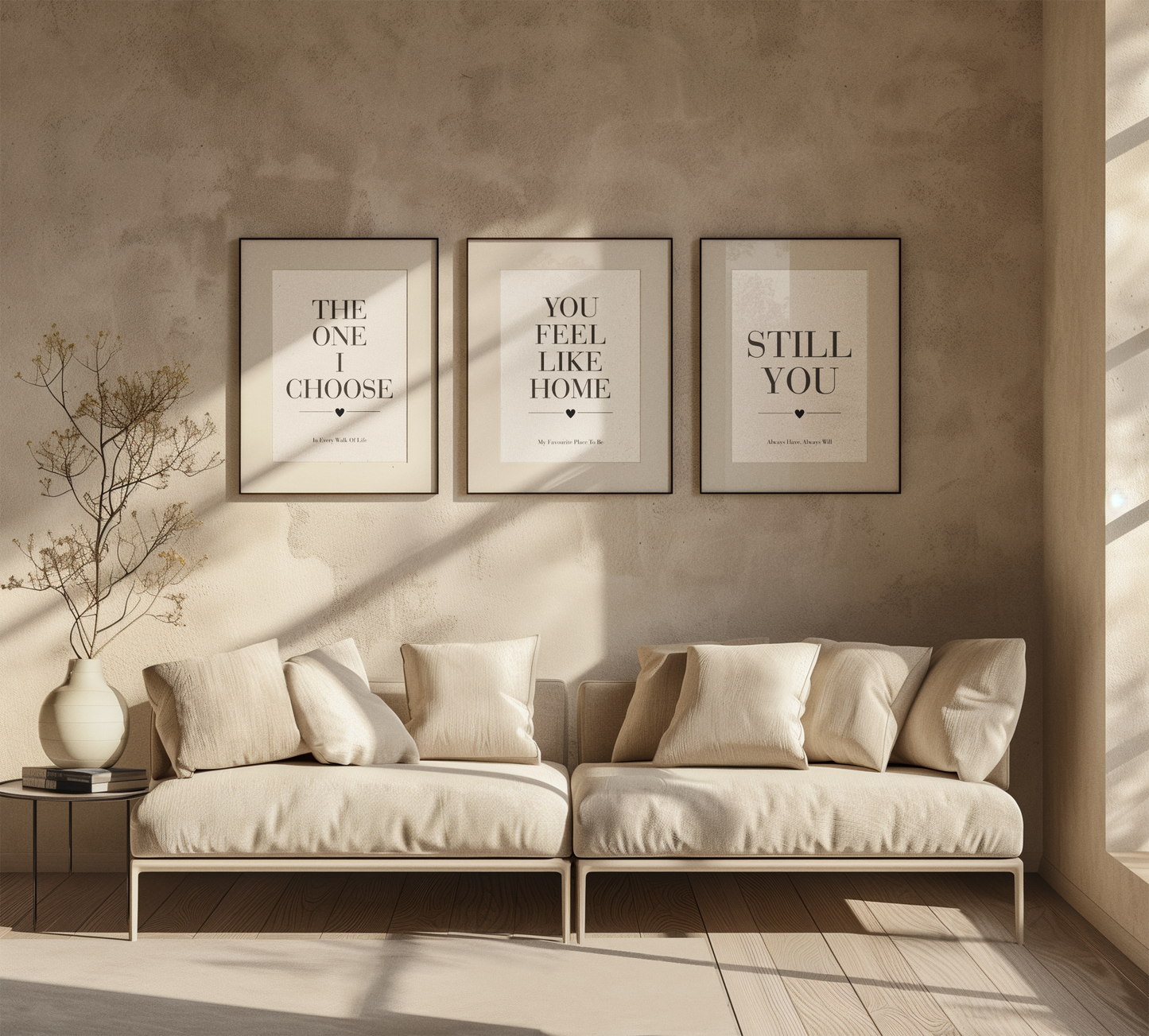 The One I Choose Wall Art Print, Romantic Couple Quote Poster, Bedroom Wall Decor, Meaningful Anniversary Gift